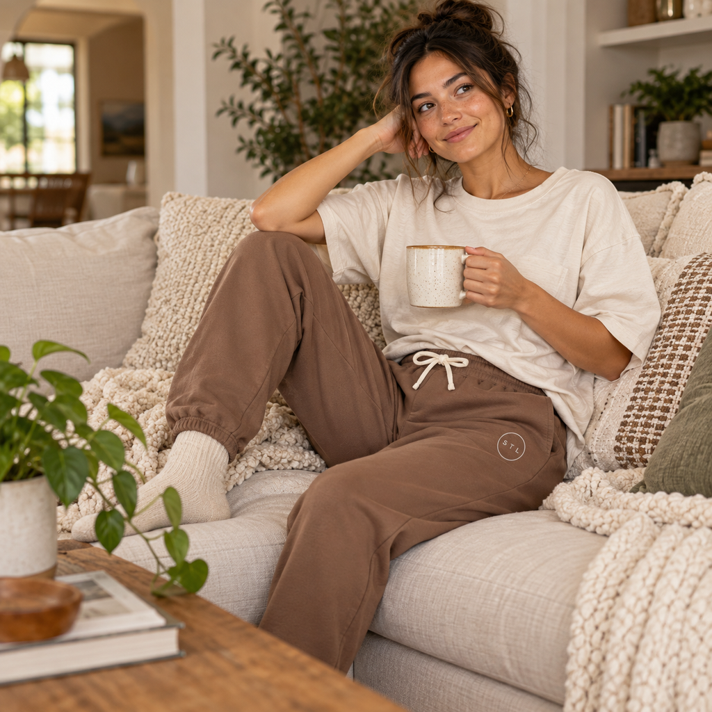 Espresso Unisex fleece sweatpants
