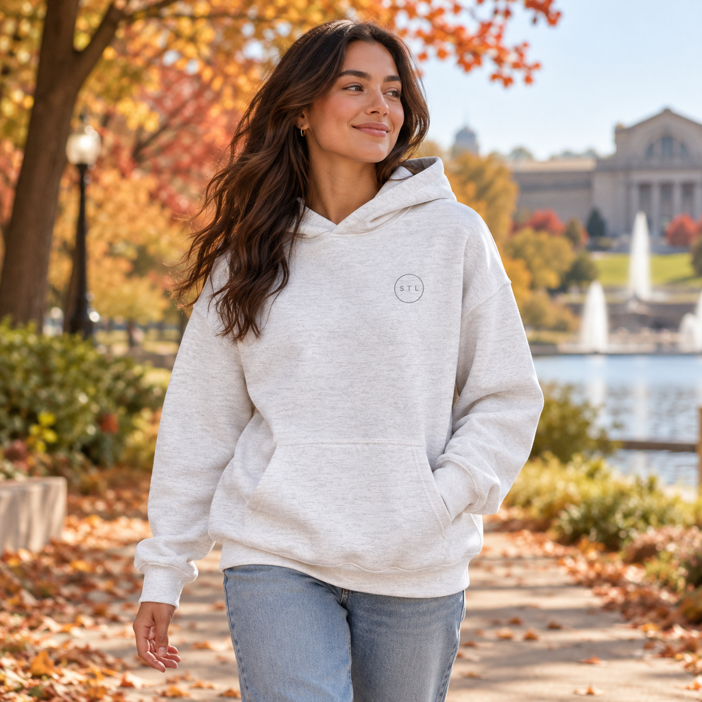 Heather White Unisex oversized hoodie