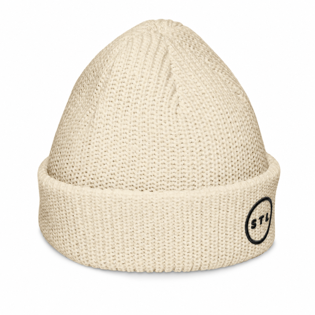 Cream Fisherman beanie