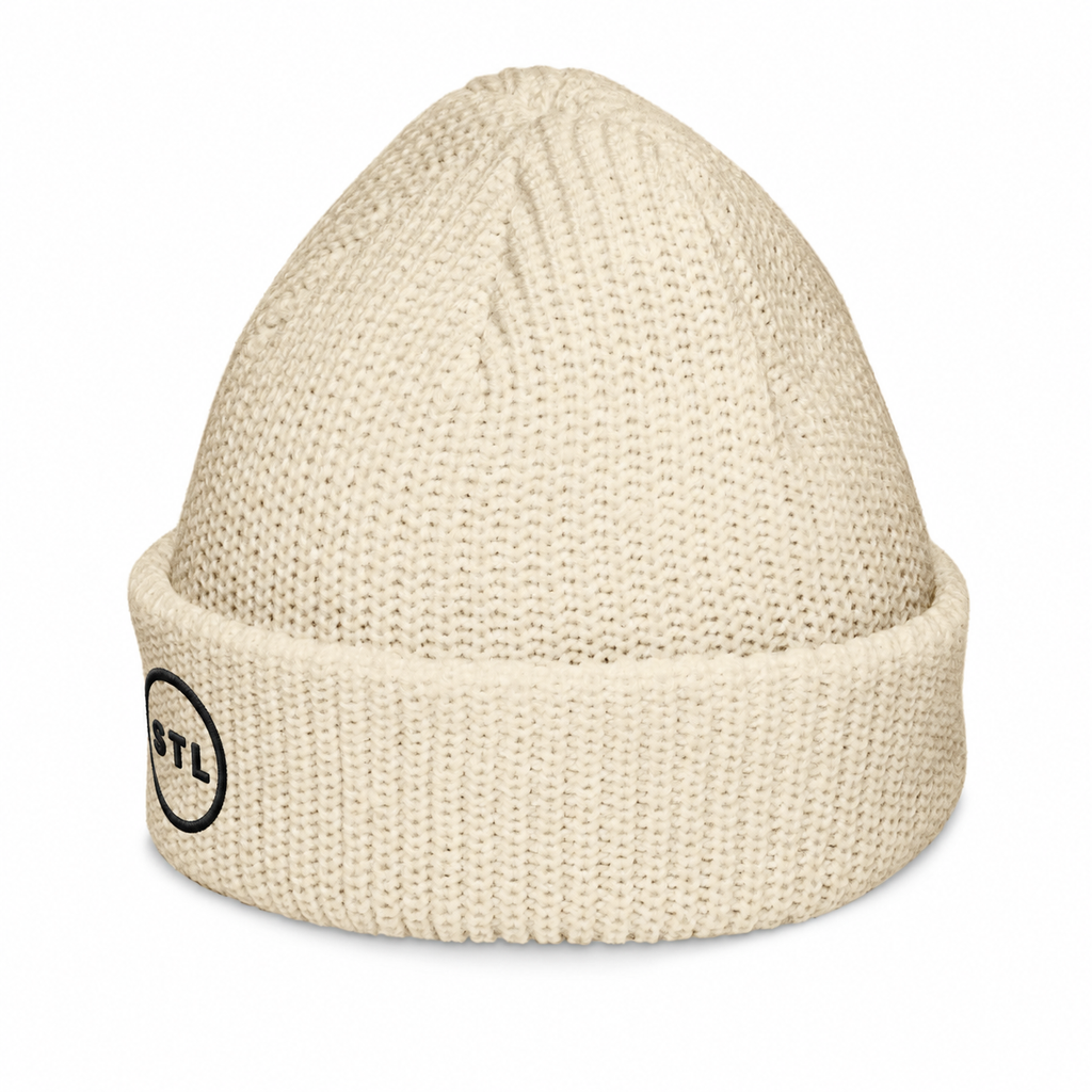 Cream Fisherman beanie
