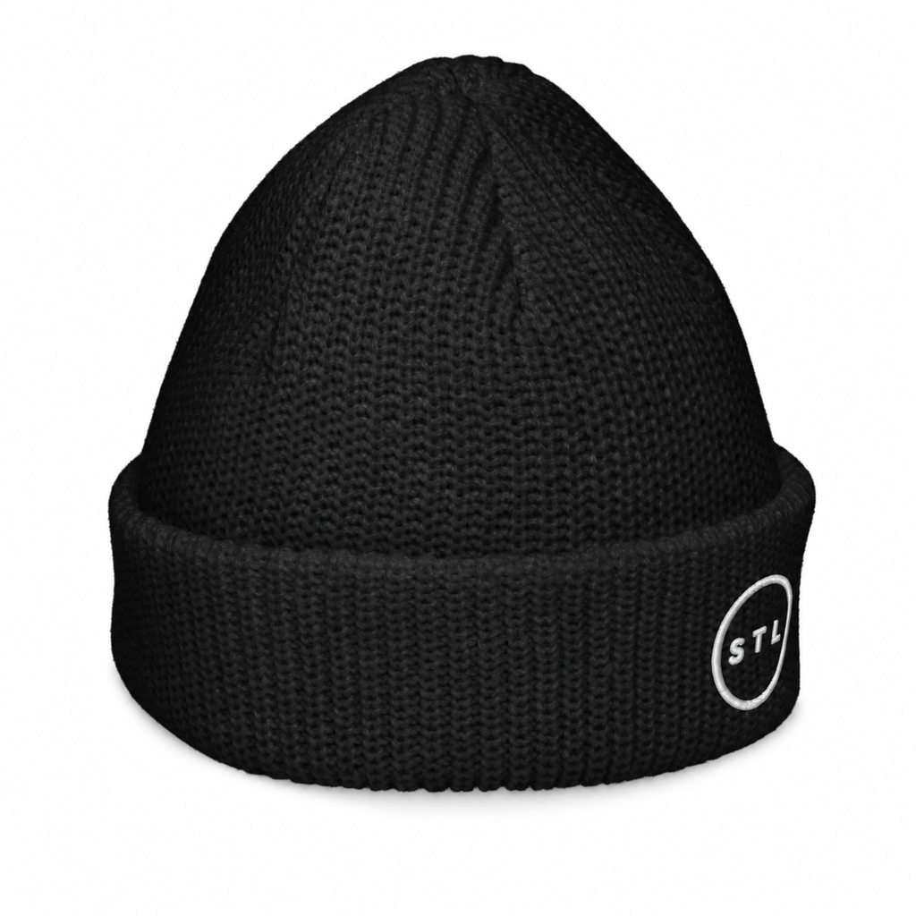 Black Fisherman beanie