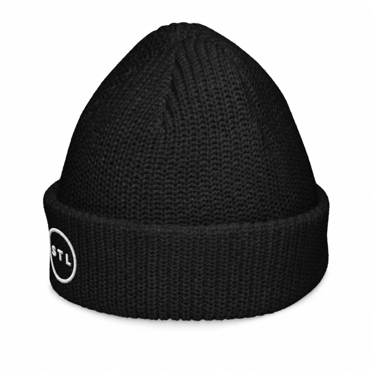 Black Fisherman beanie