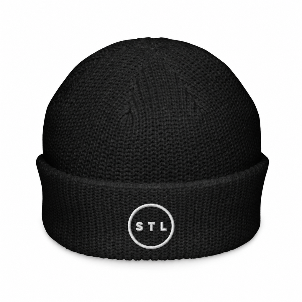 Black Fisherman beanie
