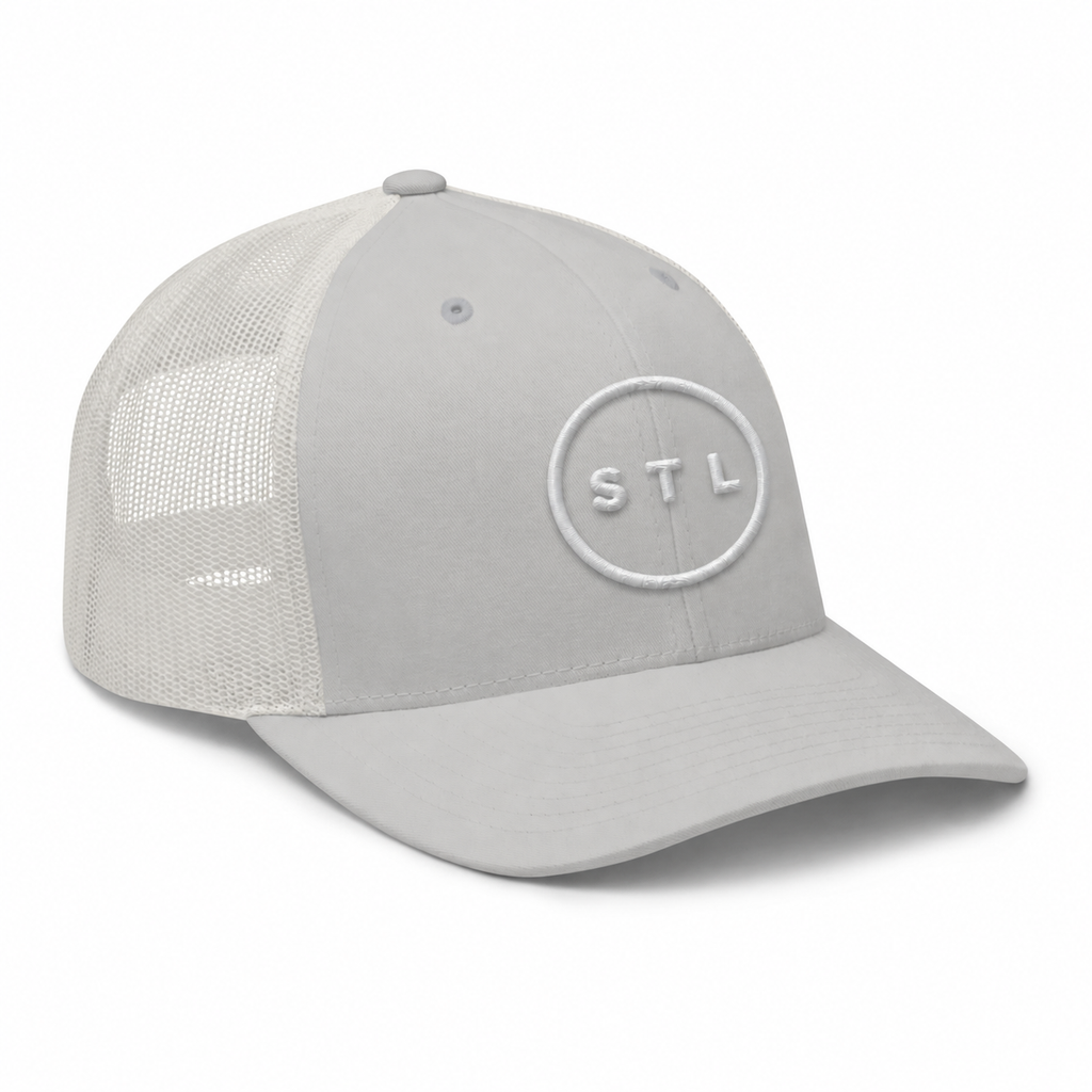 Silver Trucker Cap
