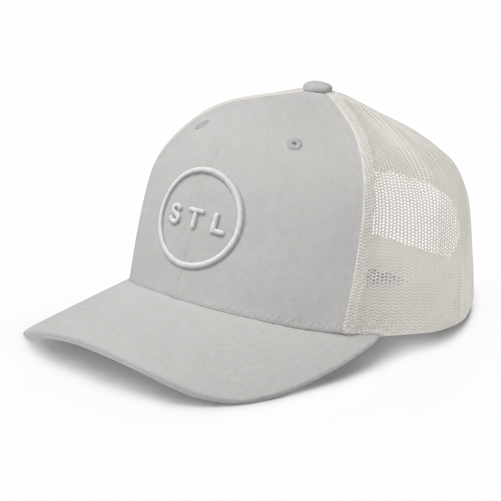 Silver Trucker Cap