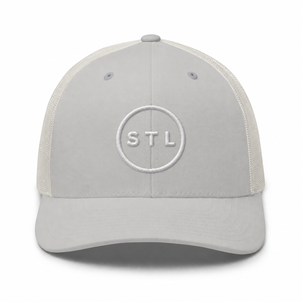 Silver Trucker Cap