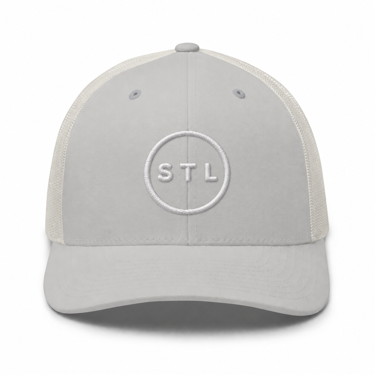 Silver Trucker Cap