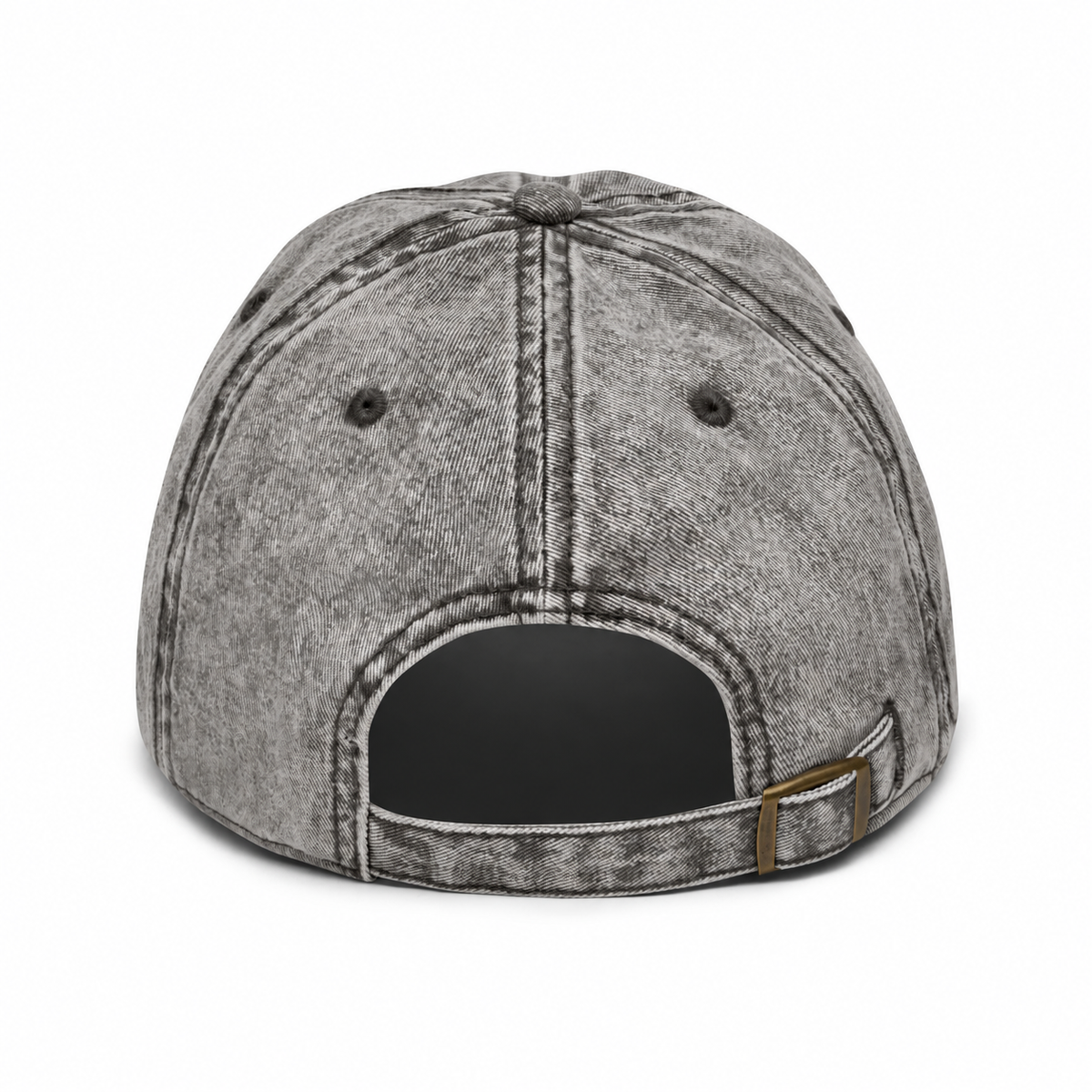 Grey Vintage Cotton Twill Cap