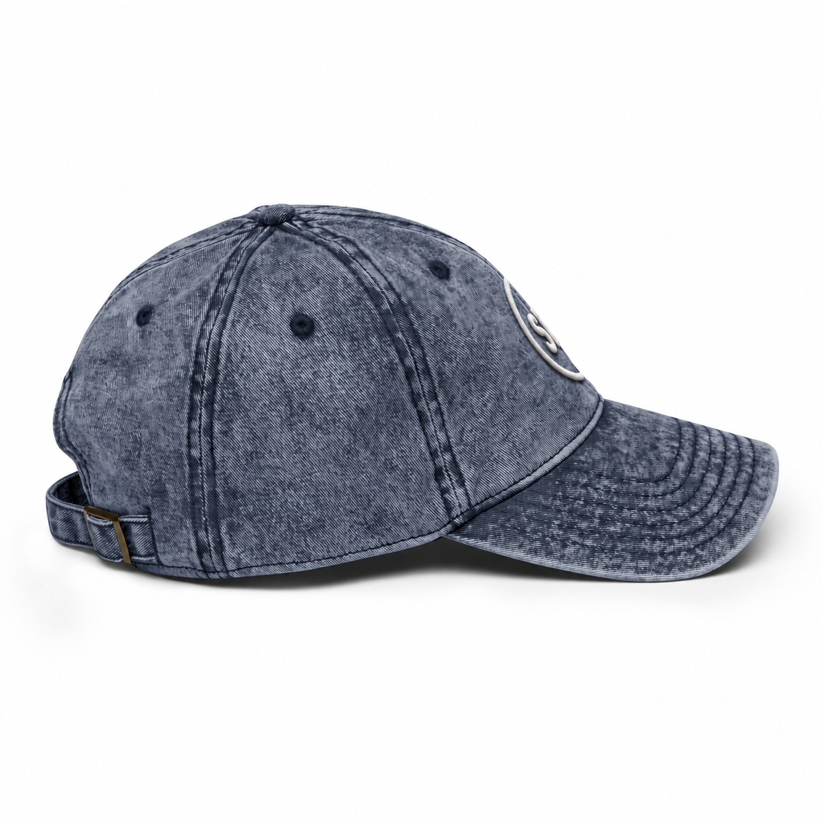 Navy Vintage Cotton Twill Cap