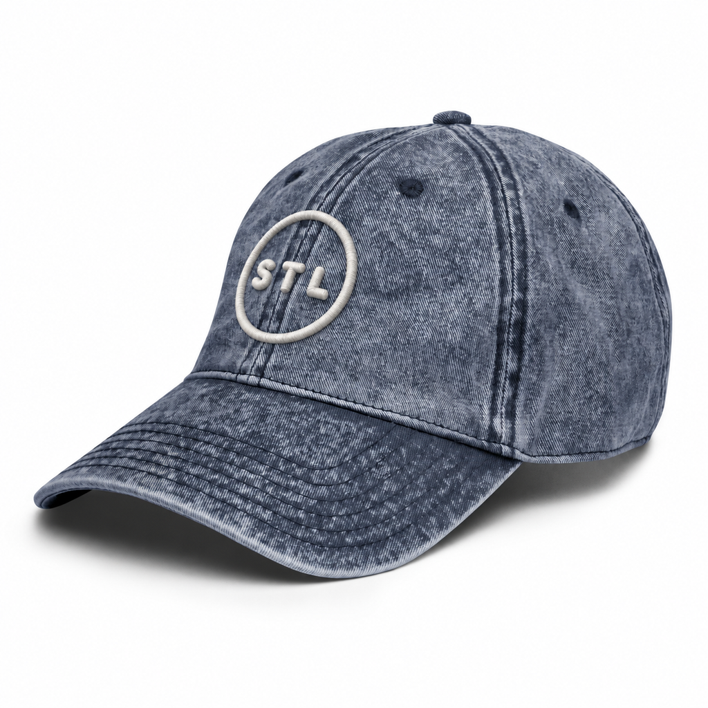 Navy Vintage Cotton Twill Cap