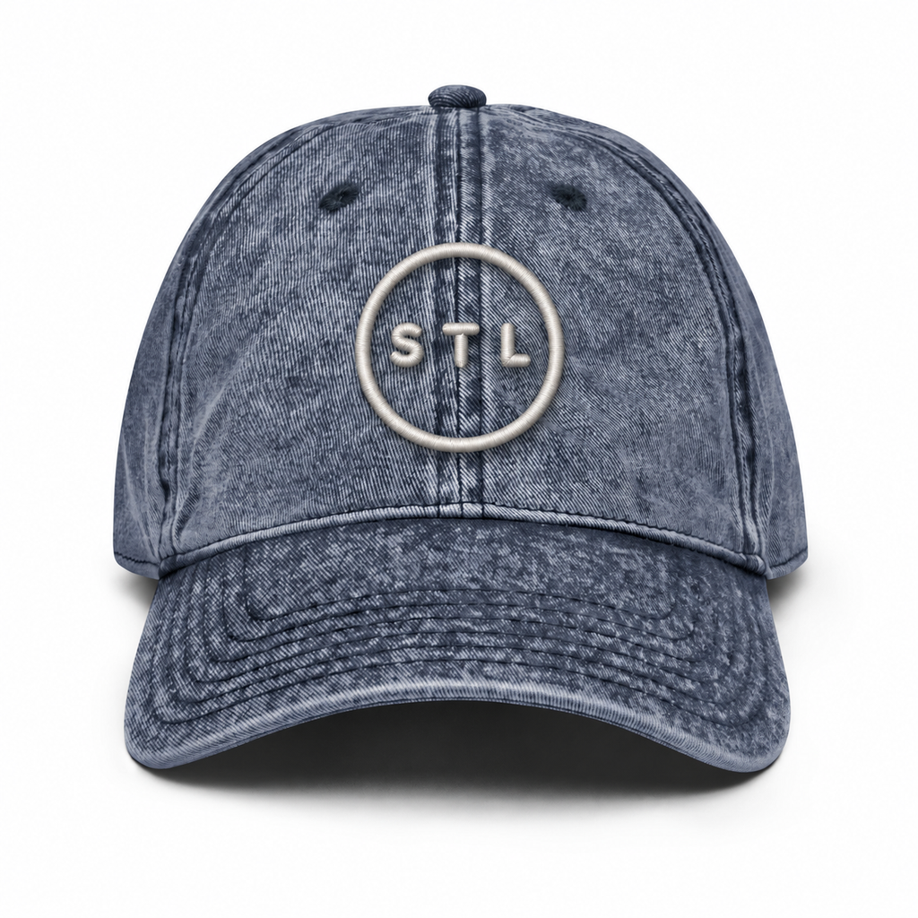 Navy Vintage Cotton Twill Cap