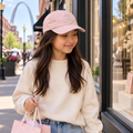 Pink Youth baseball cap