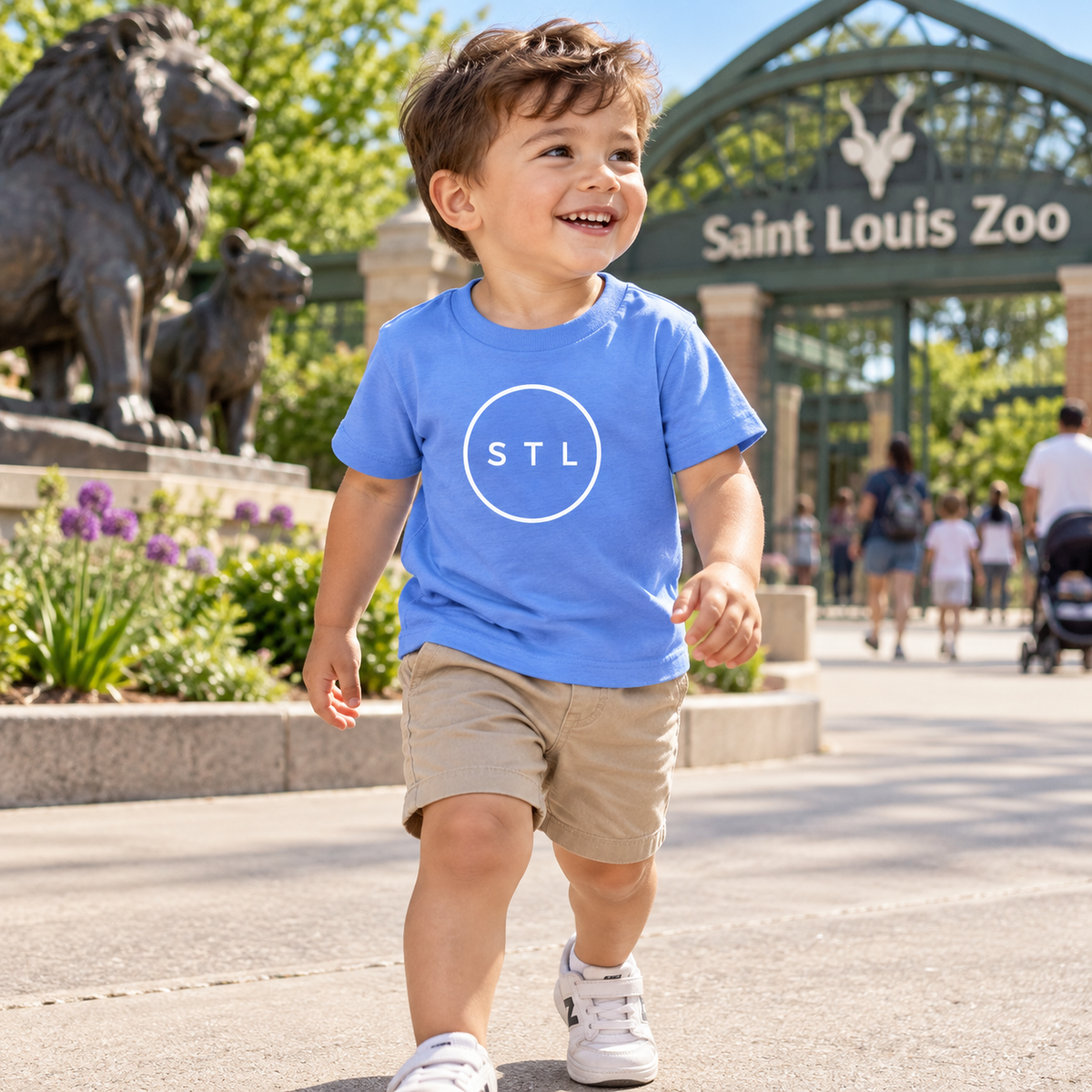 Blue Toddler Short Sleeve Tee