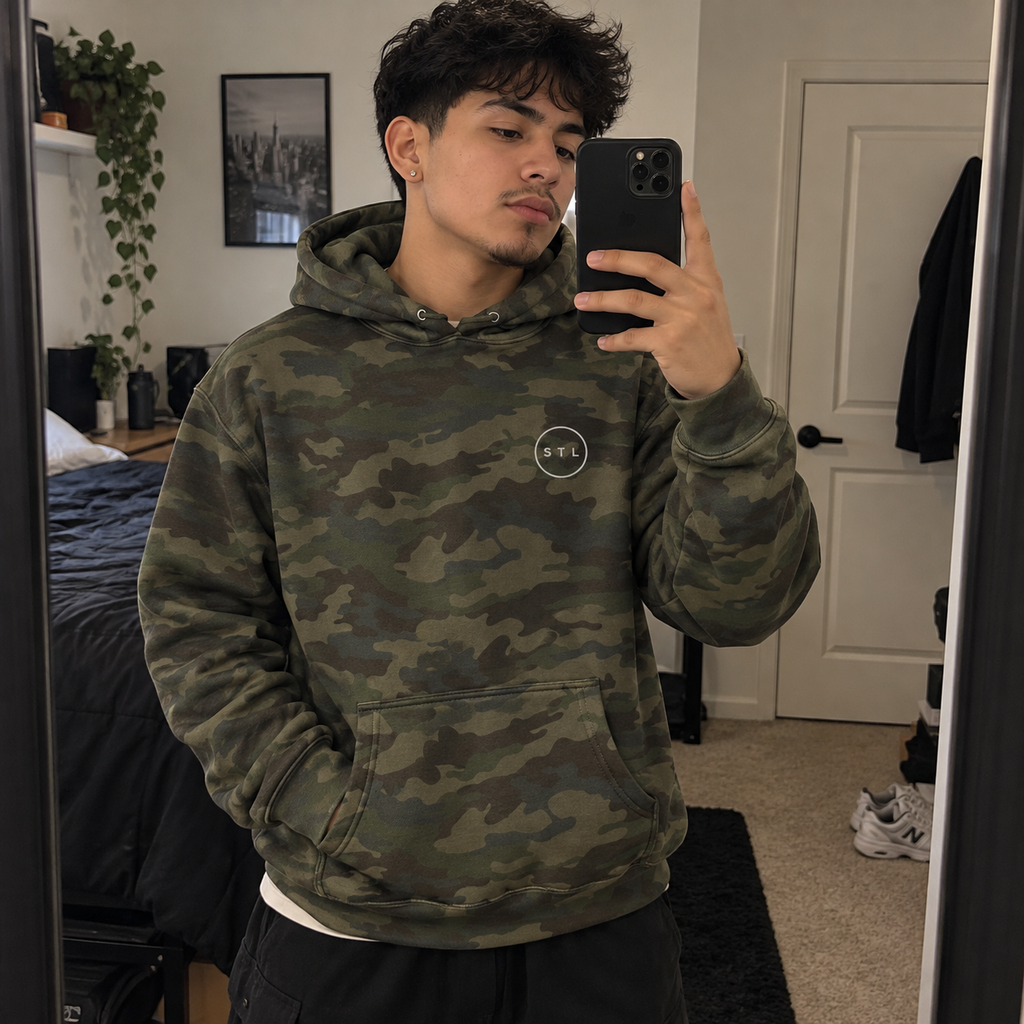 Forest Unisex Heavyweight Hooded Sweatshirt