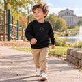 Black Toddler crewneck sweatshirt