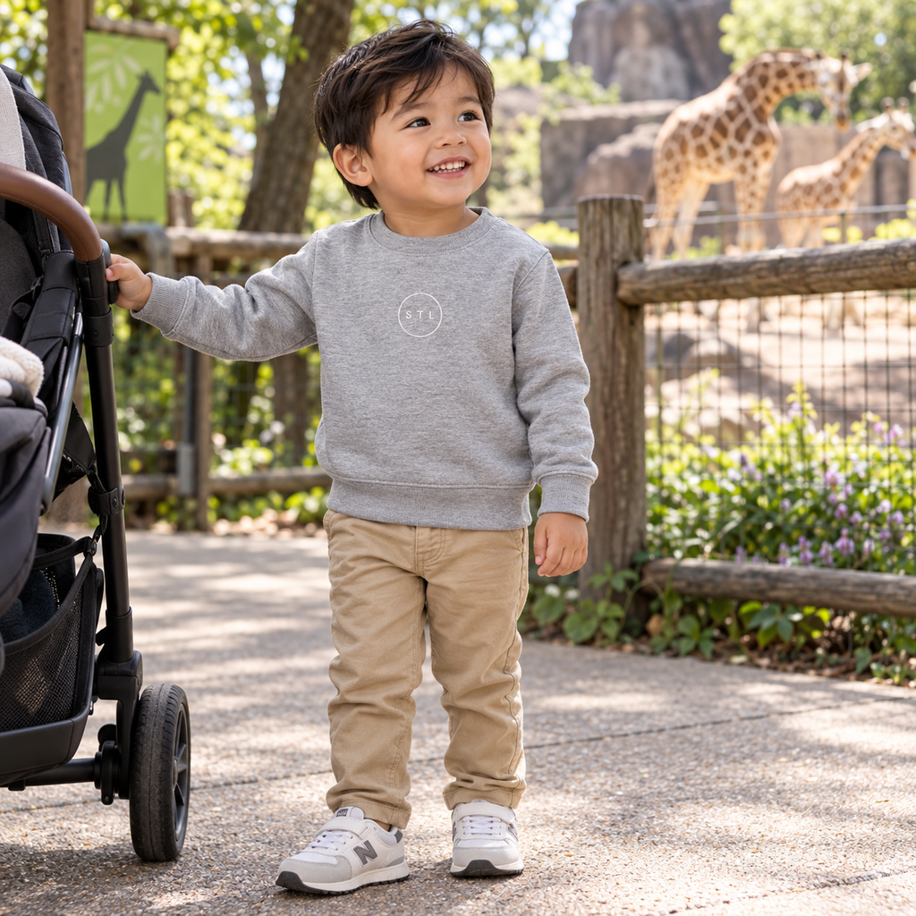 Heather Toddler crewneck sweatshirt