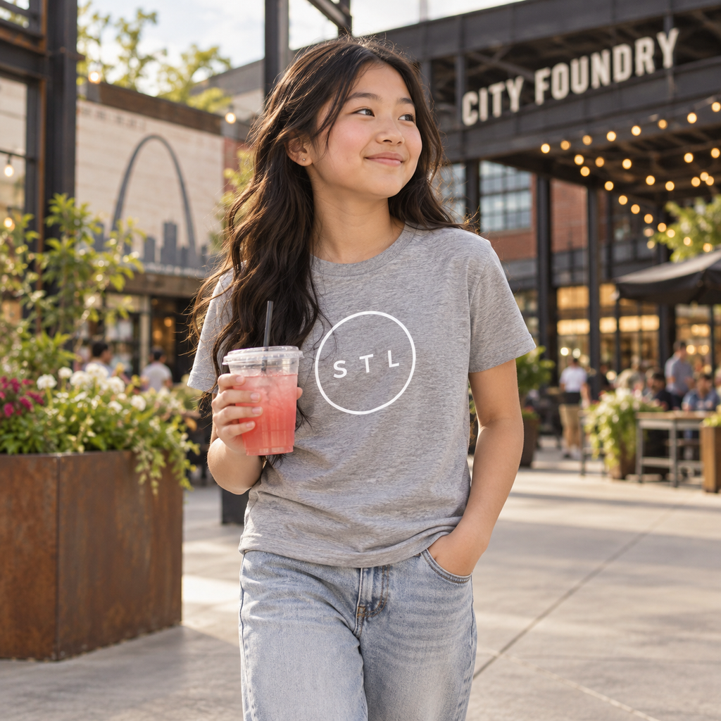 Heather Youth Short Sleeve T-Shirt