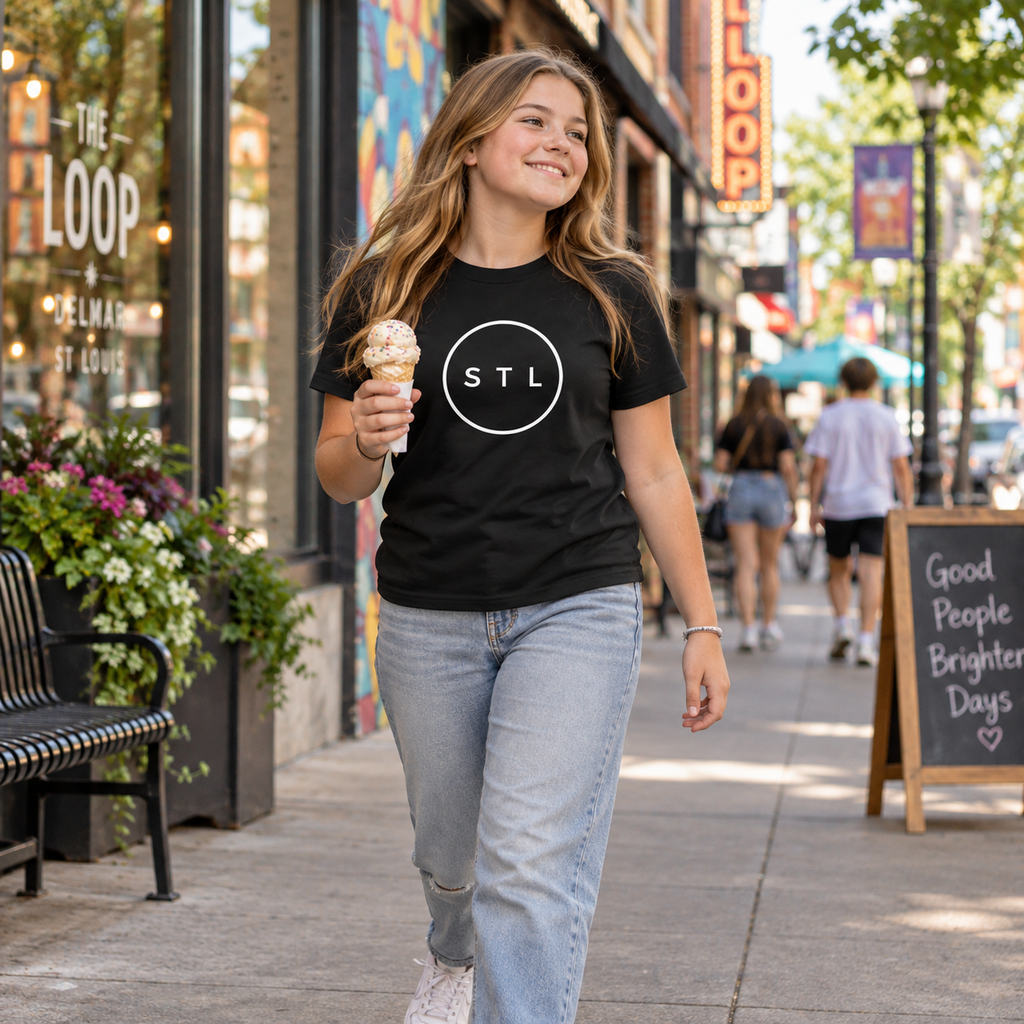 Black Youth Short Sleeve T-Shirt