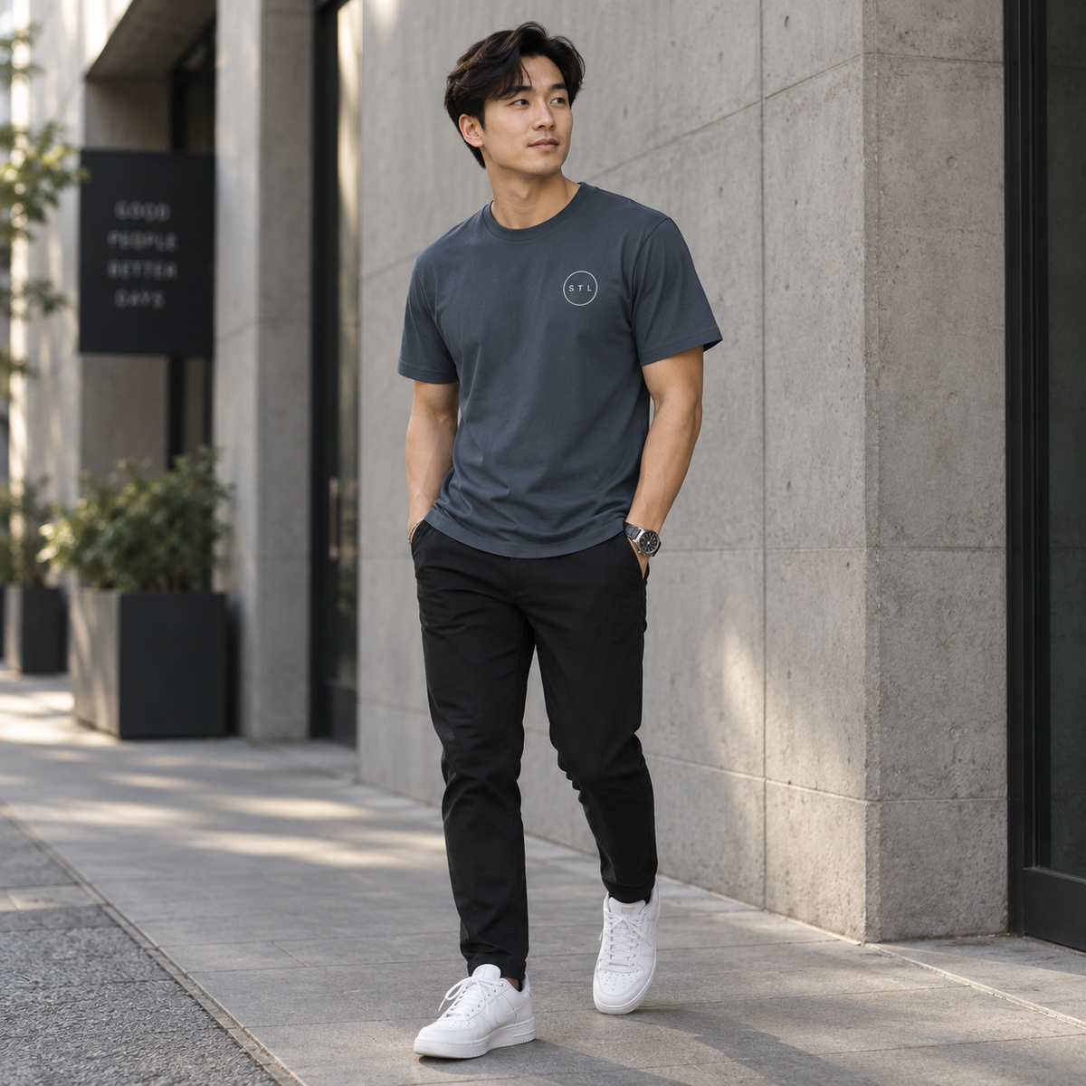Petrol Blue Premium t-shirt