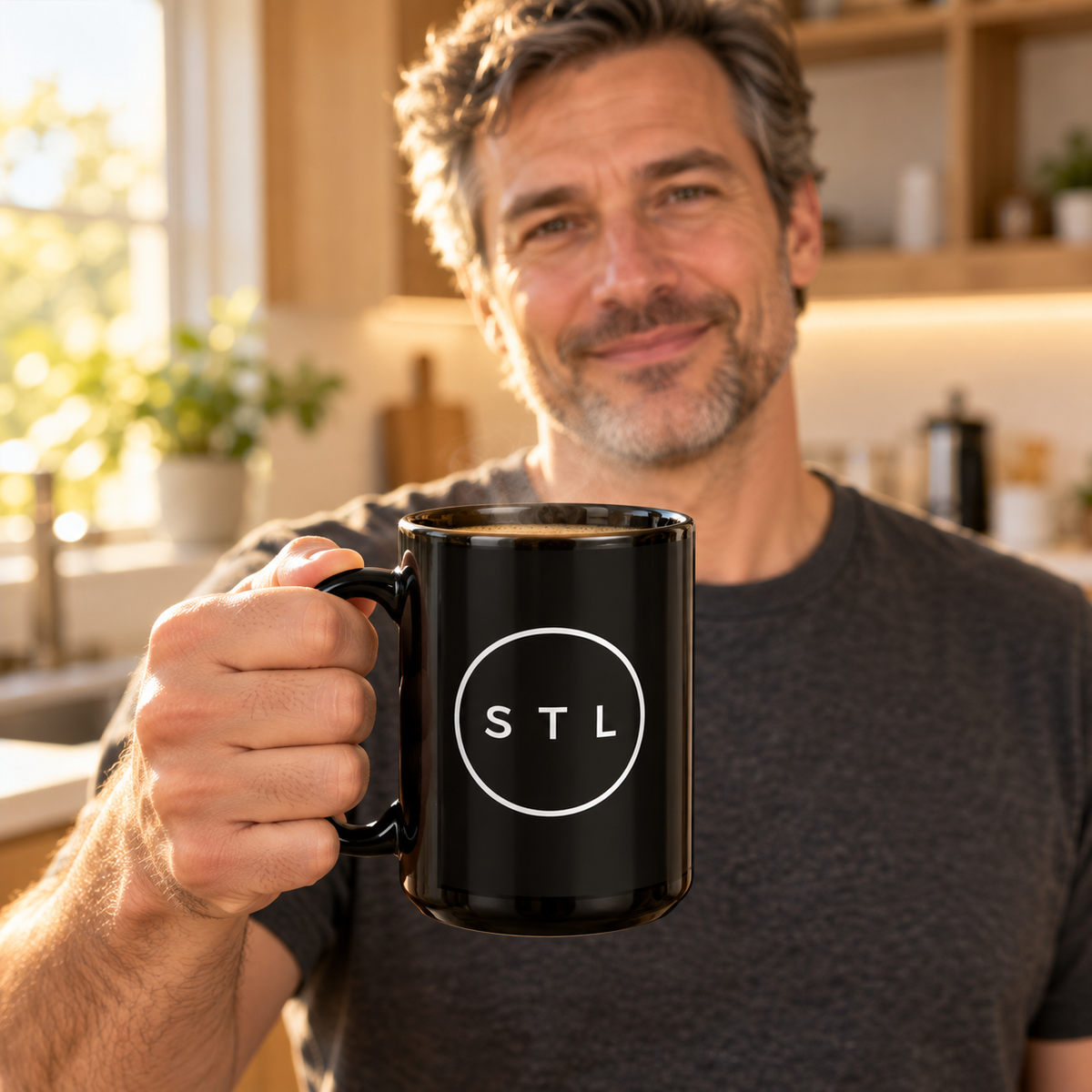 Black Glossy Mug