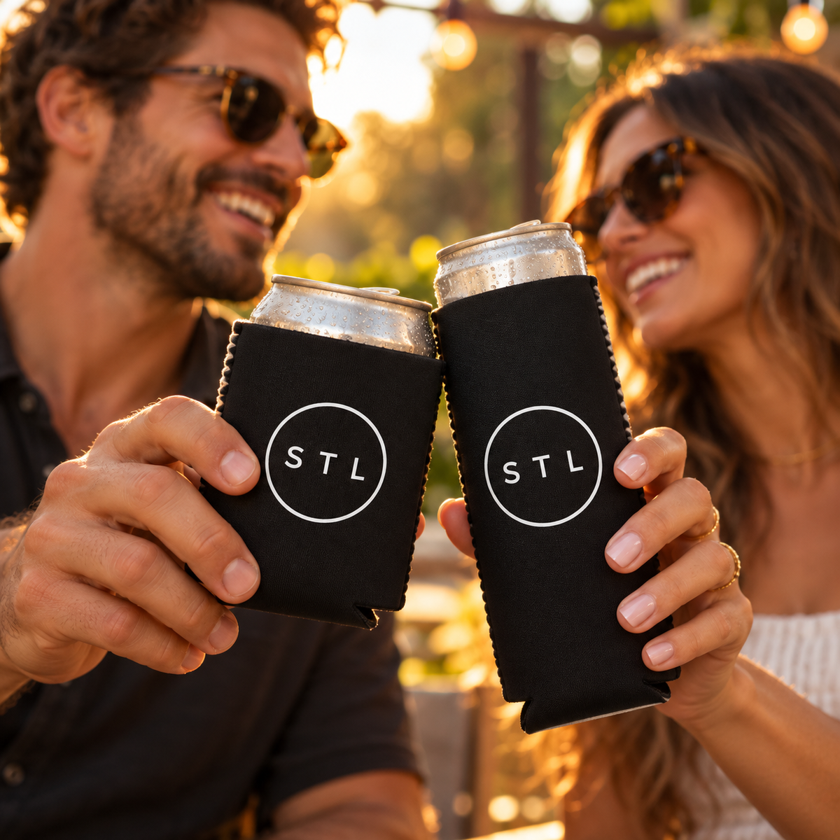 Black Can cooler
