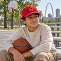 Red Youth baseball cap