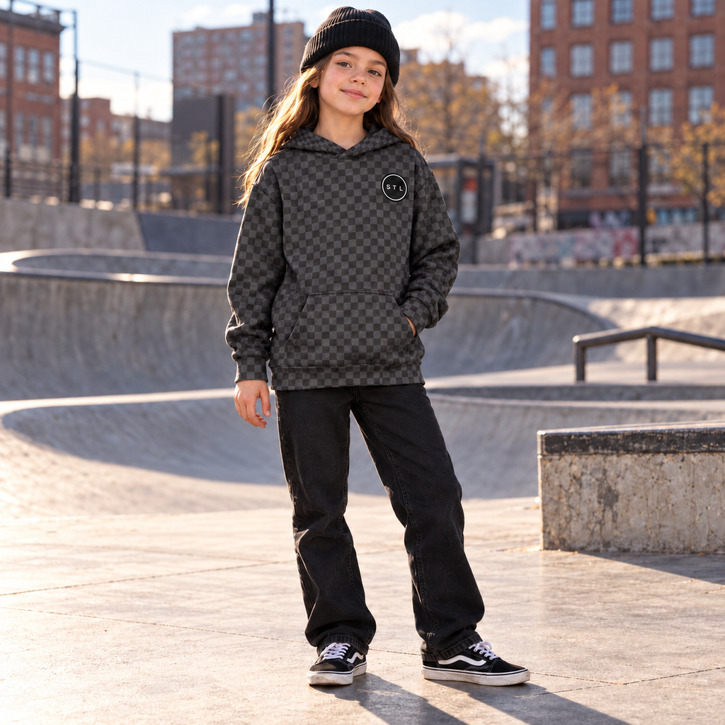 Youth Checker hoodie